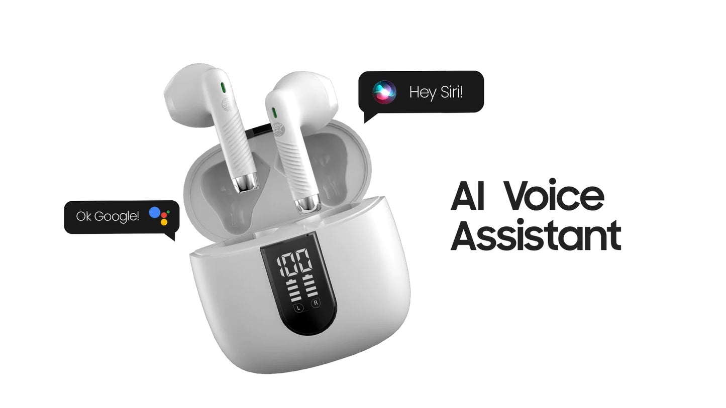 Ronin Mashion R-190 – App-Controlled Wireless Earbuds with HD Sound & Long Battery