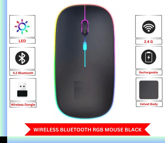 HP Rechargeable Slim Wireless RGB Mouse