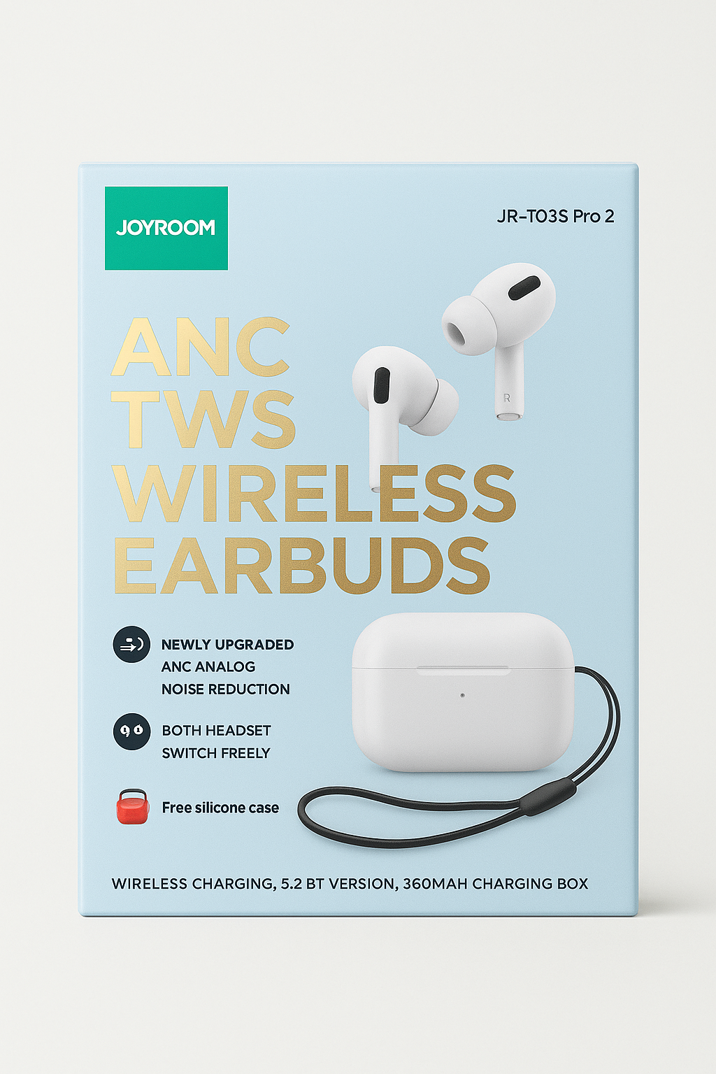 Joyroom JR-T03S Pro-2 ANC Wireless Earbuds
