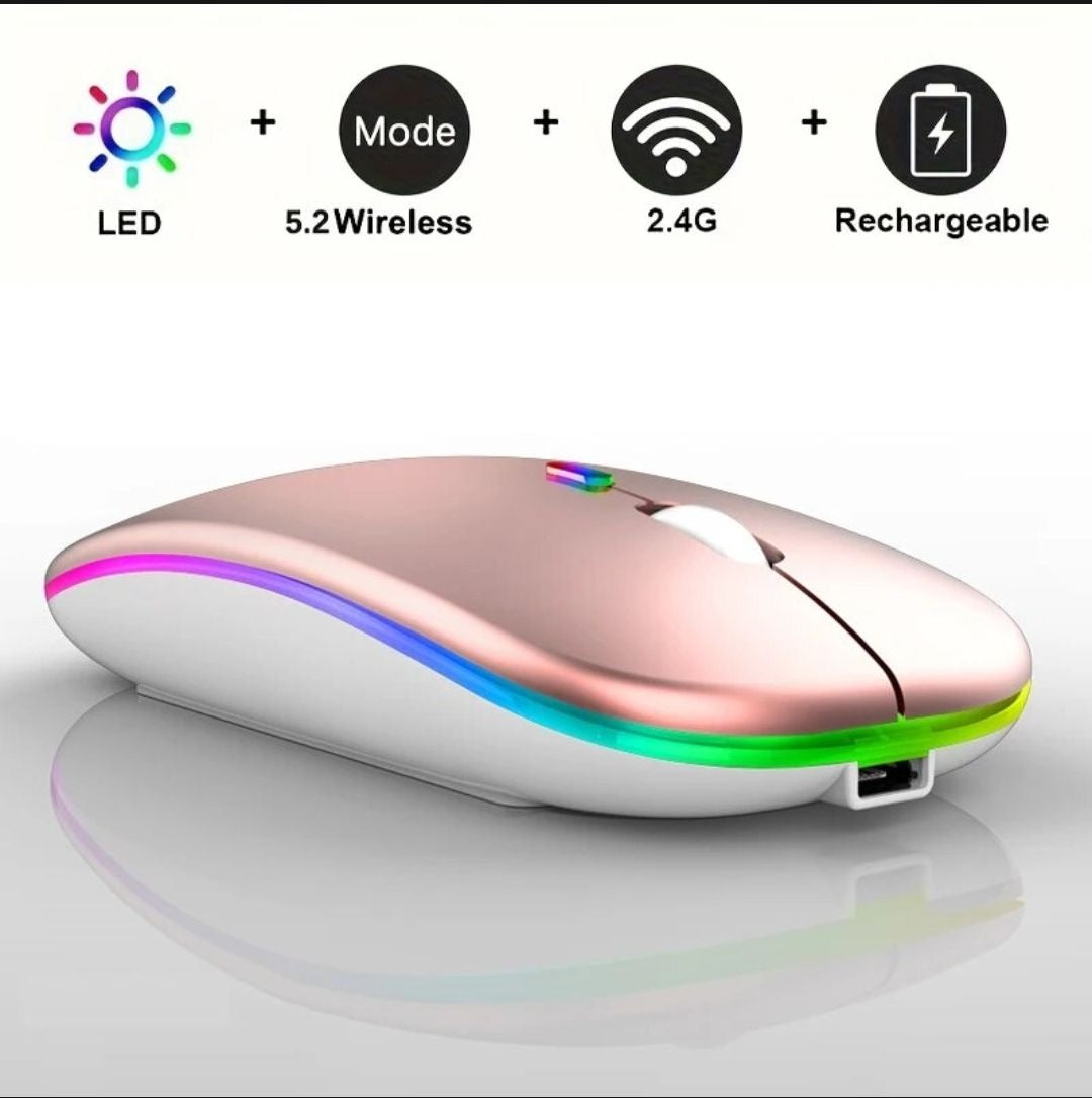 HP Rechargeable Slim Wireless RGB Mouse