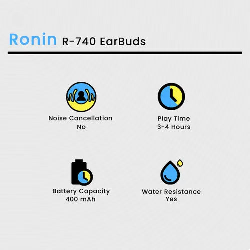 Ronin r-740 original wireless earbuds software based