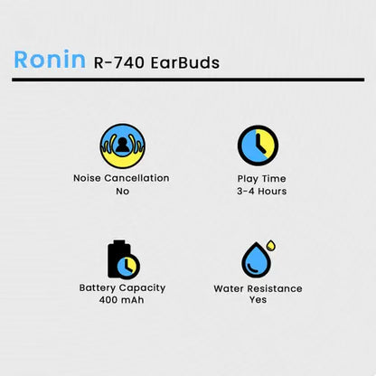 Ronin r-740 original wireless earbuds software based